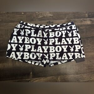 PLAYBOY Monochrome Logo Shorts